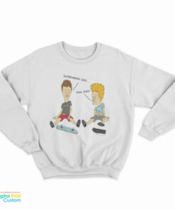 Beavis And Butt-head Skateboarding Sucks Sweatshirt