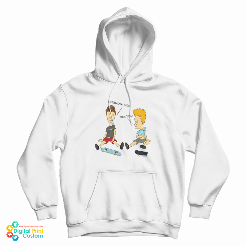 Beavis And Butt-head Skateboarding Sucks Hoodie
