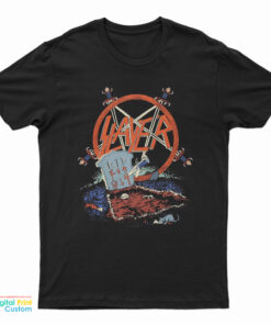 Kendall Jenner Slayer Reign In Pain Tour 87 T-Shirt