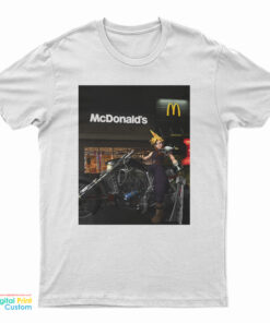 McDonald's Final Fantasy Kai Cloud Strife Maccas Run T-Shirt