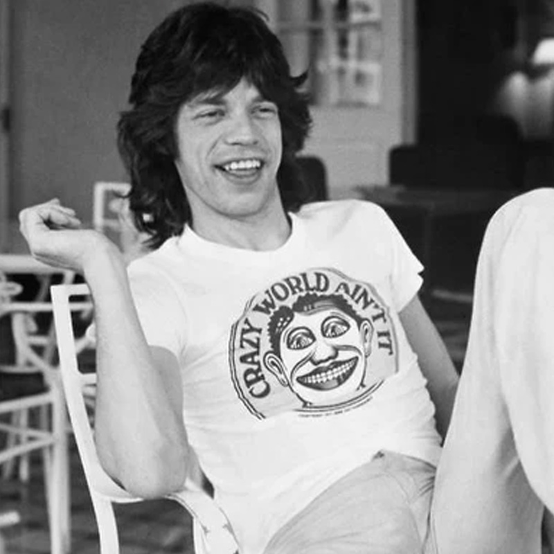 Mick Jagger Crazy World Ain't It T-Shirt