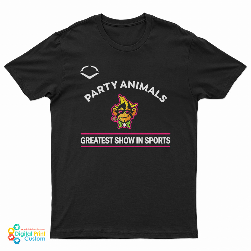 Savannah Bananas Party Animals Greatest Show In Sports T-Shirt