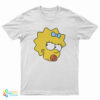 The Simpsons Maggie Simpson Angry Big Face T-Shirt