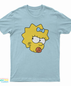 The Simpsons Maggie Simpson Angry Big Face T-Shirt