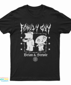 Family Guy Brian And Stewie Metal T-Shirt