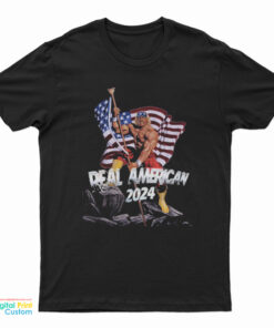 Hulk Hogan Real American Flag 2024 T-Shirt