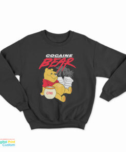 Pooh Coke Cocaine Bear Sweatshirt