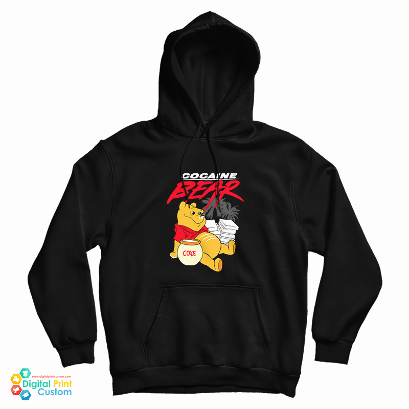 Pooh Coke Cocaine Bear Hoodie