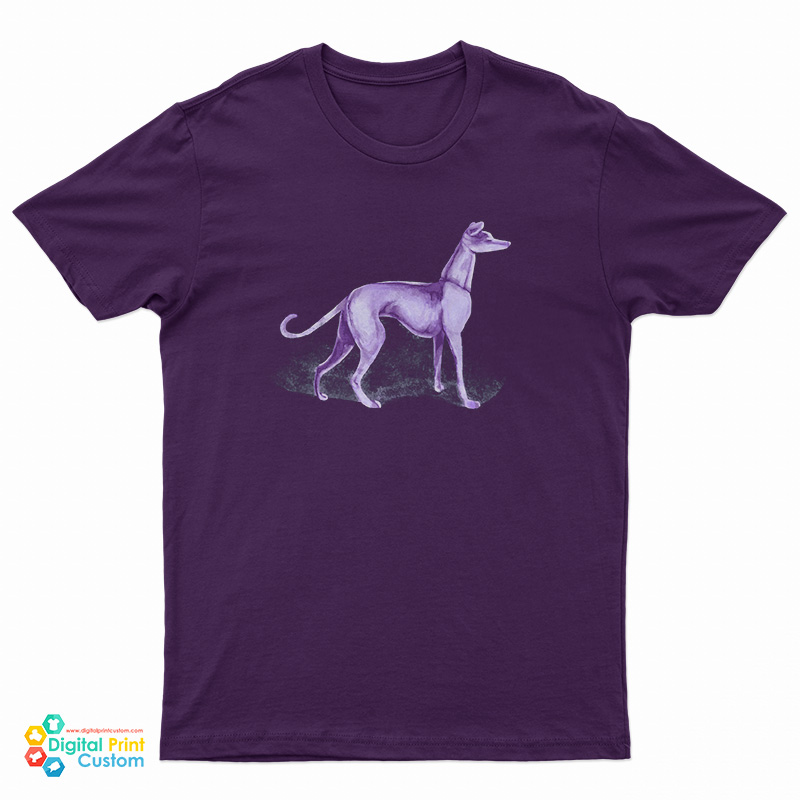 Sam Winchester Purple Dog T-Shirt