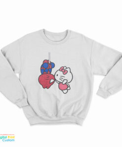 Spiderman Hello Kitty Kissing Sweatshirt
