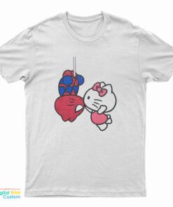 Spiderman Hello Kitty Kissing T-Shirt