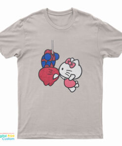 Spiderman Hello Kitty Kissing T-Shirt