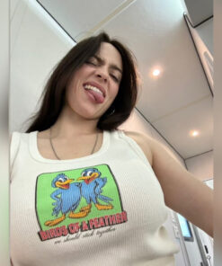 Billie Eilish Wearing Birds Of A Feather We Should Stick Together Tank Top