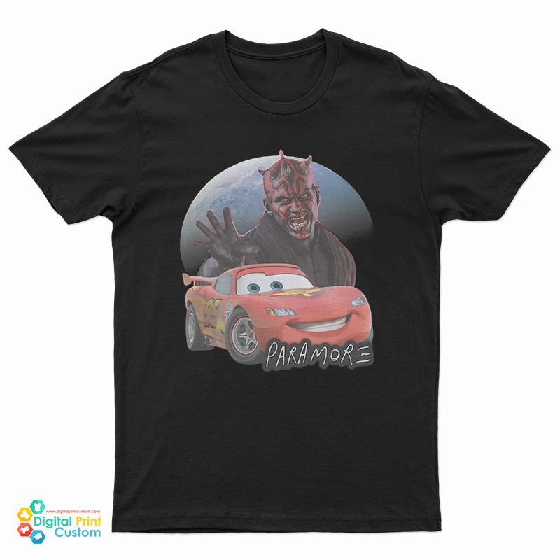 Darth Maul Lightning McQueen Paramore T-Shirt