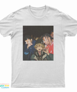 Drake Travis Scott Zenitsu Agatsuma Demon Slayer T-Shirt