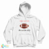 I Hate My Wife Football Hoodie
