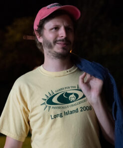 Michael Cera Wearing Games For The Physically Challenged Long Island T-Shirt