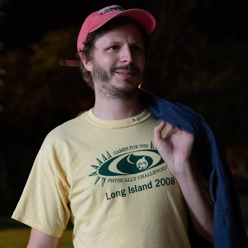 Michael Cera Wearing Games For The Physically Challenged Long Island T-Shirt