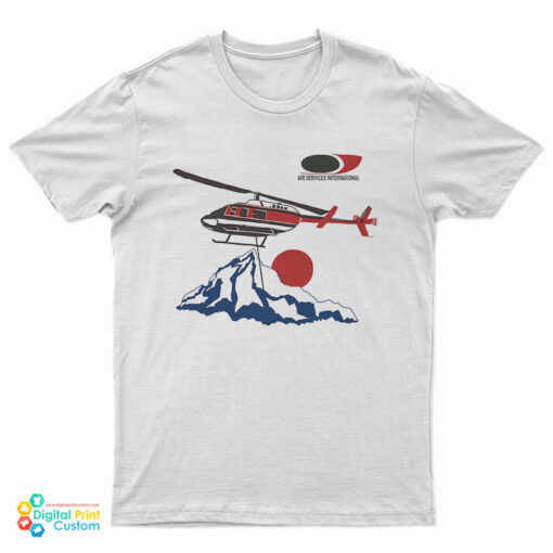 Napoleon Dynamite Movie Helicopter Air Service International T-Shirt
