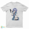 Rei Ayanami With A Gun T-Shirt