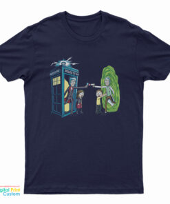 Rick And Morty Doctor Who T-Shirt