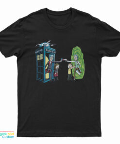 Rick And Morty Doctor Who T-Shirt