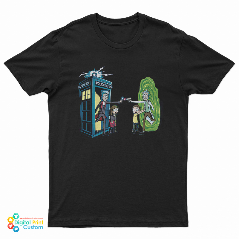 Rick And Morty Doctor Who T-Shirt