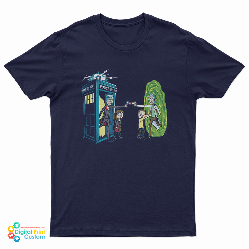Rick And Morty Doctor Who T-Shirt