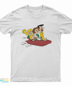 Sarah Connor The Terminator Wearing The Jetsons T-Shirt