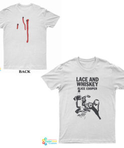 Vintage 1977 Alice Cooper Lace and Whiskey T-Shirt