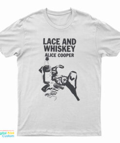 Vintage 1977 Alice Cooper Lace and Whiskey T-Shirt