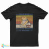 Cat Baking Because Murder Is Wrong T-Shirt