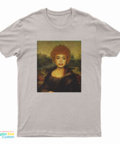 Ice Spice Mona Lisa Parody T-Shirt