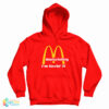 Masturbating I'm Lovin' It Logo Parody Hoodie