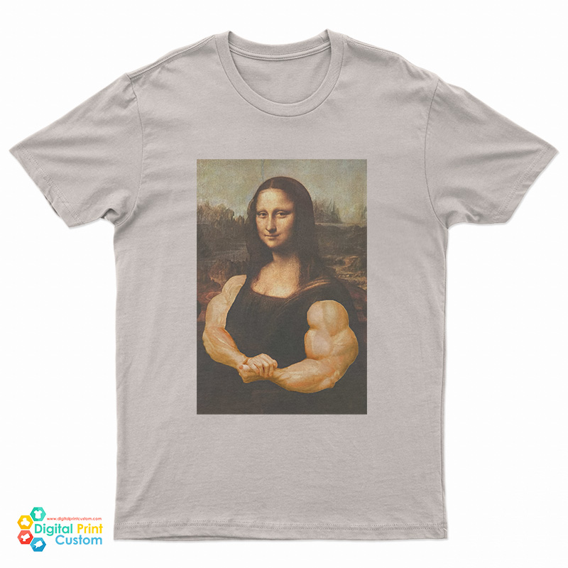 Mona Lisa Bodybuilding T-Shirt