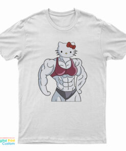 Muscular Kitty Hello Kitty Muscle Gym T-Shirt