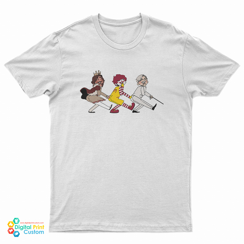 Burger King Ronald McDonald And Colonel Sanders T-Shirt