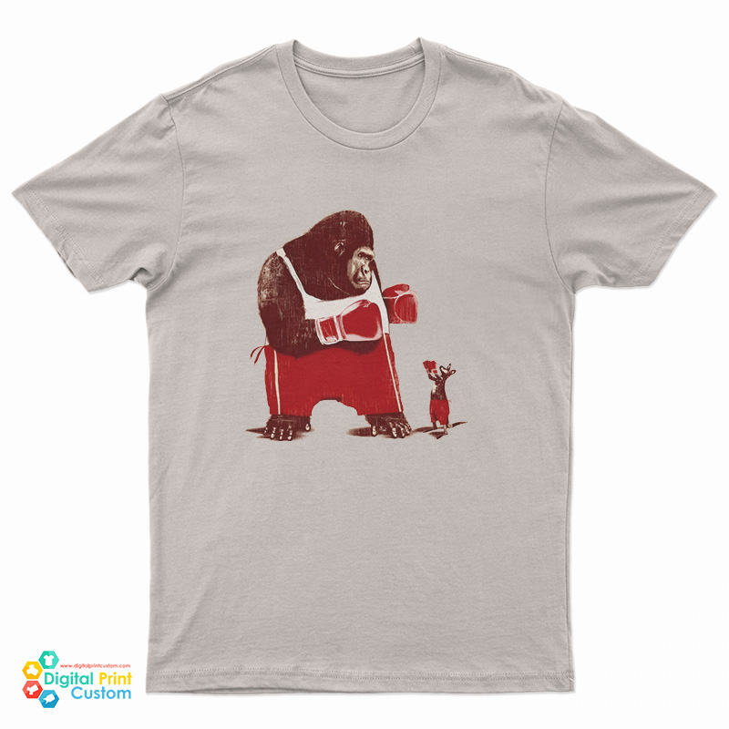 Gorilla Boxing Kangaroo T-Shirt