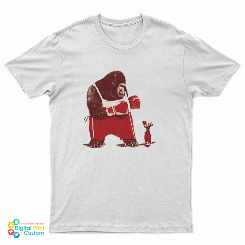 Gorilla Boxing Kangaroo T-Shirt