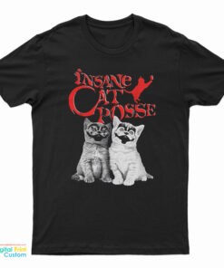 Insane Cat Posse Halloween T-Shirt