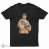 Jesus Moo Deng Meme T-Shirt