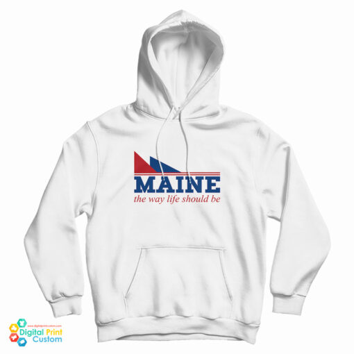 T-shirt Orange Maine Lobster 'the Way Life Should Be' - Taille M, Occasion Très Bon état