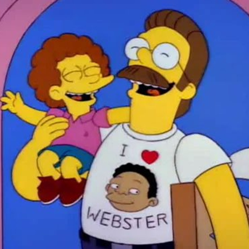 Ned Flanders I Love Webster T-Shirt