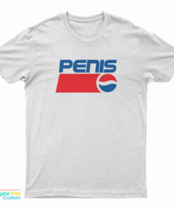 Penis Pepsi Logo Parody T-Shirt