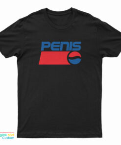 Penis Pepsi Logo Parody T-Shirt