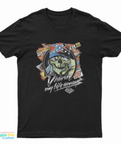 Skull Driving My Life Away Movie Thelma And Louise T-Shirt