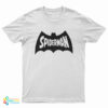 Spiderman Batman Logo Parody T-Shirt