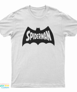 Spiderman Batman Logo Parody T-Shirt