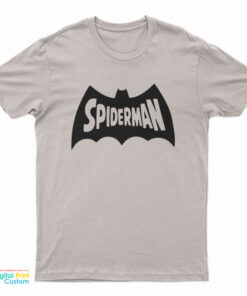 Spiderman Batman Logo Parody T-Shirt