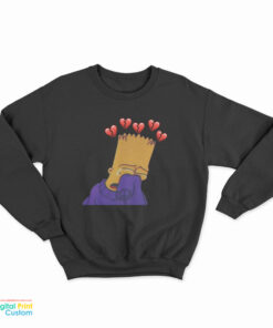Bart Simpson Sad Sweatshirt